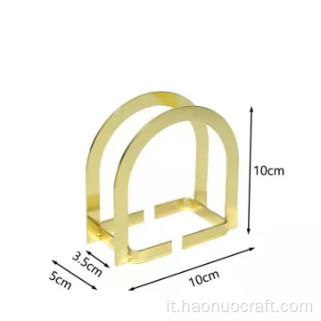 Porta salviette di carta in ferro verticale a forma di porta d&#39;aria nordica